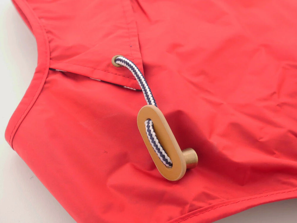 Joules Water Resistant Dog Raincoat Red 6 Joules Water Resistant Dog Raincoat Red - Image 4