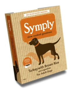 Symply Adult Turkey Bake Brown Rice & Veg Wet Dog Food -Pawfect Sales Store 1231021926 SymplyWetPackShotTurkey26RiceAdult