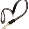Vital Pet Products Zebra Style Leather Lead Black/White -Pawfect Sales Store 12514