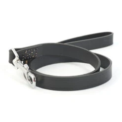 Ancol Classic Leather Lead Black