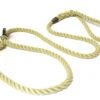 KJK Ropeworks Slip Lead With Leather Stop Natural Beige -Pawfect Sales Store 15445