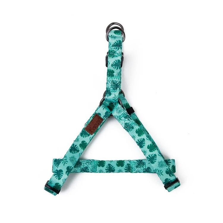 Great&Small Penrose Palm Leaf Green Harness 3 Great&Small Penrose Palm Leaf Green Harness