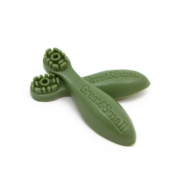 Great&Small Apple & Coconut Brush Shaped Treat Small 3 Great&Small Apple & Coconut Brush Shaped Treat Small