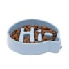 Great&Small Blue Slow Down Hi! Bowl -Pawfect Sales Store 212874web2