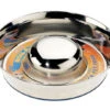 Classic Super Prem Stainless Steel Non Tip Slow Feeder Bowl 2600ml -Pawfect Sales Store 28031