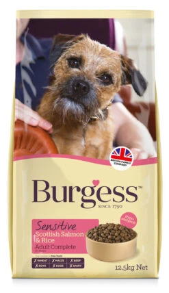 Burgess Sensitive Salmon & Rice Adult Dry Dog Food
