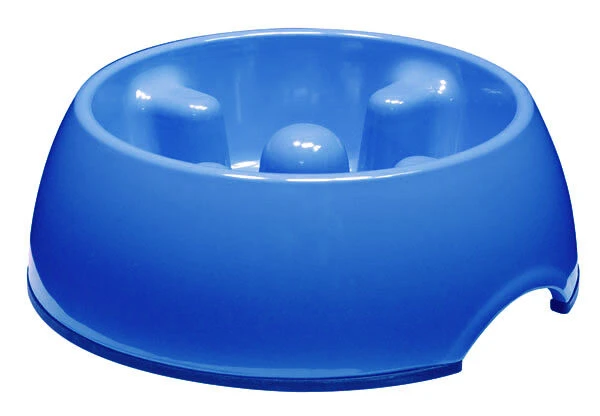 Dogit Anti Gulping Bowl Blue 1.2L 3 Dogit Anti Gulping Bowl Blue 1.2L