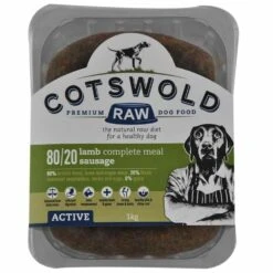 Cotswold Raw Active Sausage Lamb Dog Food