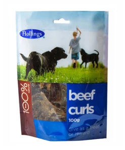 8 X Hollings Beef Curls 100g
