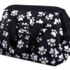 Wahl Grooming Frogmouth Bag White Paw Print On Black 1 Wahl Grooming Frogmouth Bag White Paw Print On Black -Pawfect Sales Store 39745