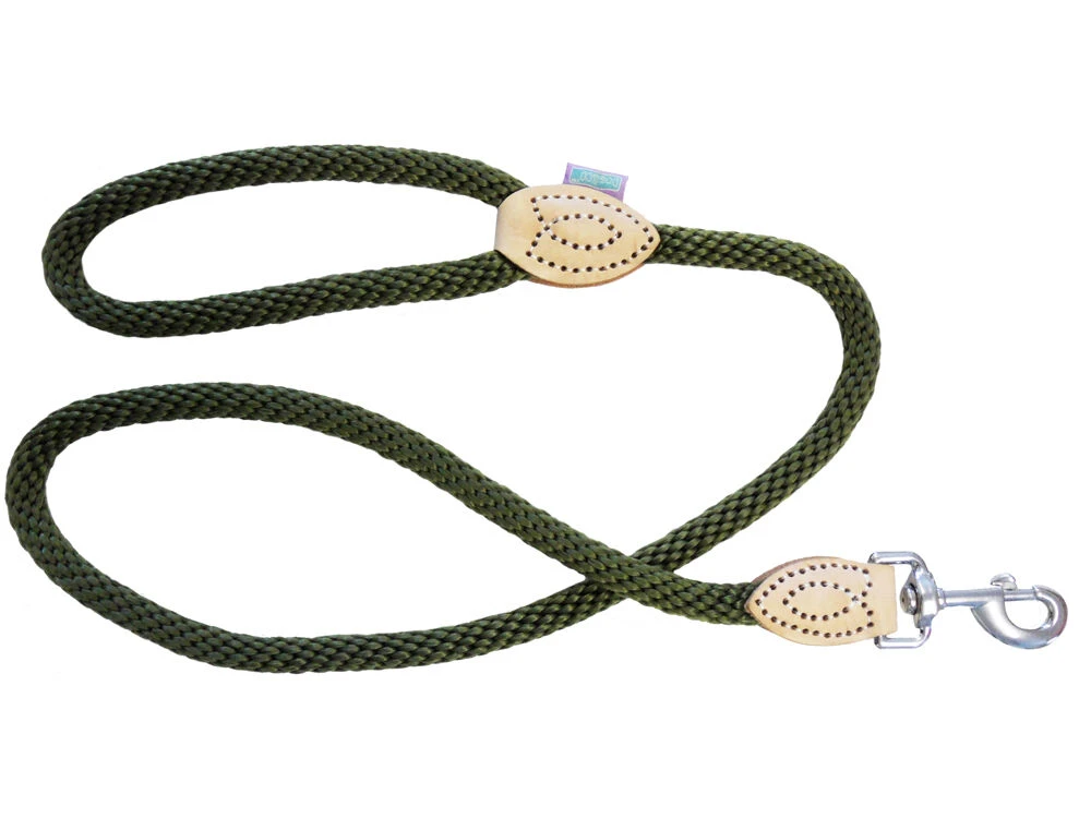 Dog & Co Supersoft Rope Trigger Lead Green 3 Dog & Co Supersoft Rope Trigger Lead Green