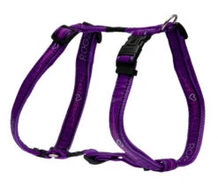 Rogz Armed Response Nylon Harness Purple Heart 25mm