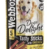 60 X Webbox Dogs Delight Large Dog Sticks Chicken 2 60 X Webbox Dogs Delight Large Dog Sticks Chicken -Pawfect Sales Store 51640