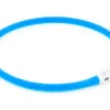 Ancol Light Up USB Rechargeable Flashing Dog Collar Blue 70cm
