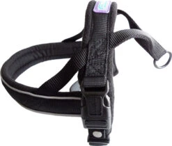 Dog & Co Nylon Norwegian Harness Reflective Padded Black XX Large
