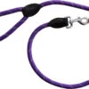 Dog & Co Mountain Rope Trigger Lead Purple Reflective 120cm