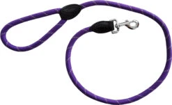 Dog & Co Mountain Rope Trigger Lead Purple Reflective 120cm