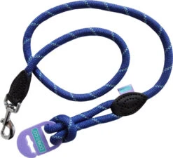 Dog & Co Mountain Rope Trigger Lead Blue Reflective 120cm