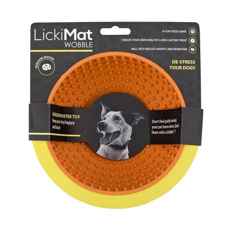 Lickimat Wobble Orange 2 Lickimat Wobble Orange