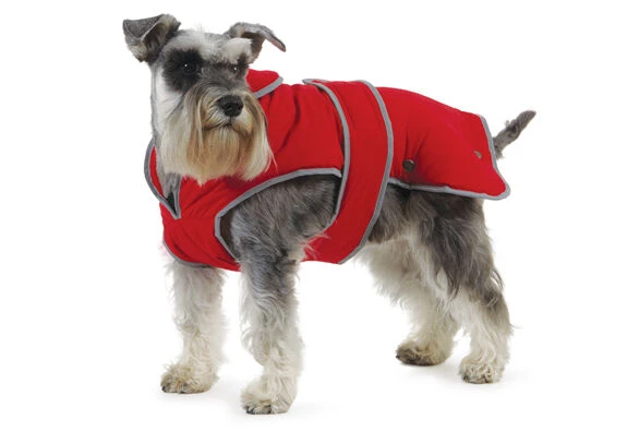 Muddy Paws Stormguard Fleece Lined Dog Coat & Chest Protector Red Extra Small 3 Muddy Paws Stormguard Fleece Lined Dog Coat & Chest Protector Red Extra Small