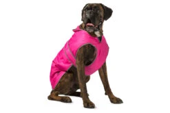 Muddy Paws Stormguard Pink Fleece Lined Dog Coat & Chest Protector Pink