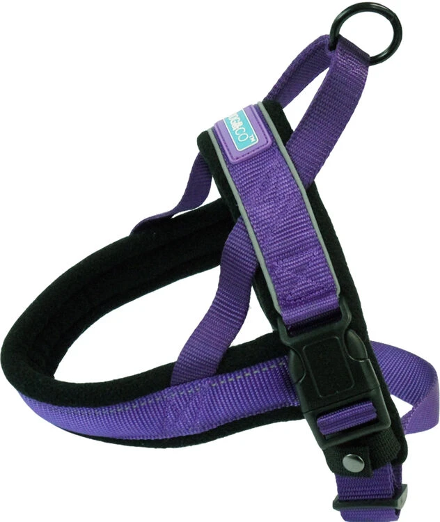 Dog & Co Nylon Norwegian Harness Reflective Purple 3 Dog & Co Nylon Norwegian Harness Reflective Purple