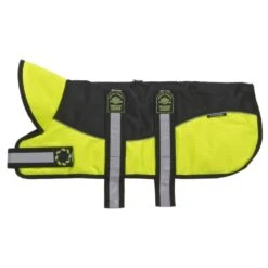 Animate Reflective Black/Hi-Viz Padded Harness Coat -Pawfect Sales Store 633311