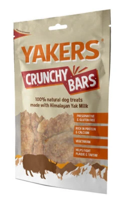 Yakers Crunchy Bars Natural Dog Treats