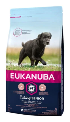 Eukanuba Caring Senior Large Breed Dog Food With Chicken 12kg