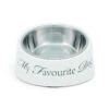 Designed By Lotte Melamine Feeding Bowl My Favourite Dog White 18cm -Pawfect Sales Store 64888 28129