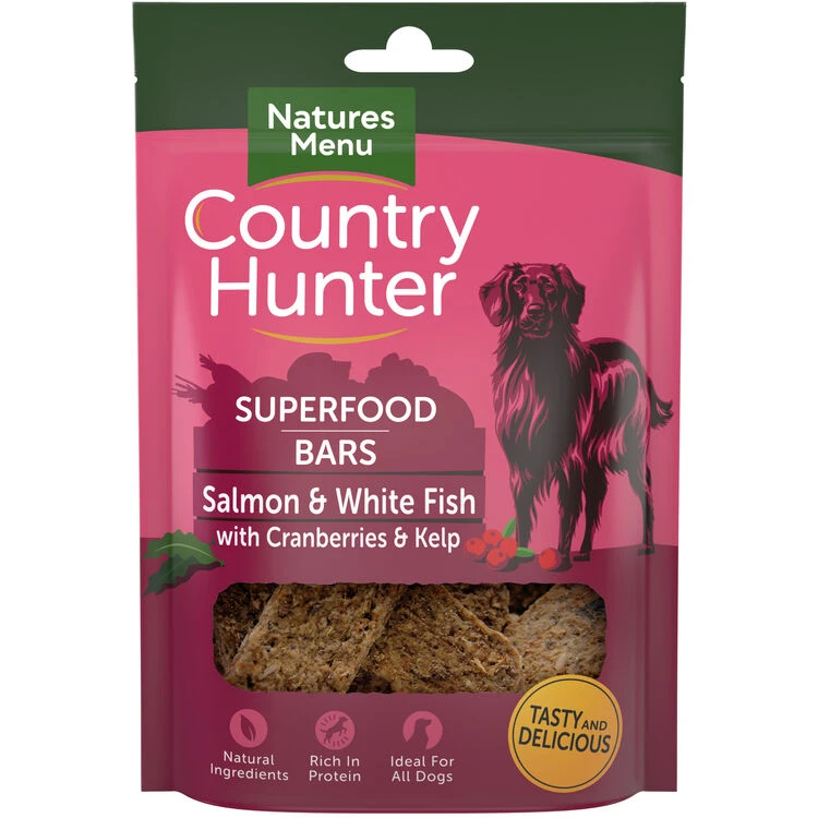 Country Hunter Dog Superfood Bar - Salmon & White Fish With Cranberries & Kelp 3 Country Hunter Dog Superfood Bar - Salmon & White Fish With Cranberries & Kelp