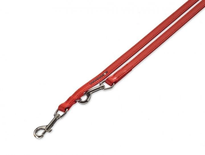 Nobby Double Back Swarovski Crystal Train Lead Terracotta Brown 3 Nobby Double Back Swarovski Crystal Train Lead Terracotta Brown