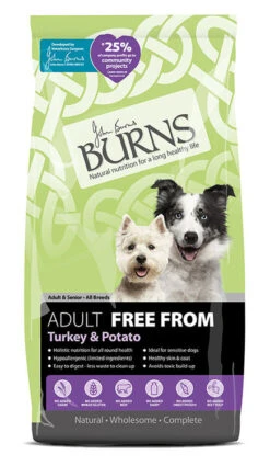 Burns Adult Free From Turkey And Potato Dog Food -Pawfect Sales Store Free From Adult Turkey 12kg