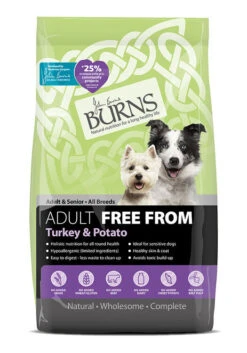 Burns Adult Free From Turkey And Potato Dog Food -Pawfect Sales Store Free From Adult Turkey 6kg