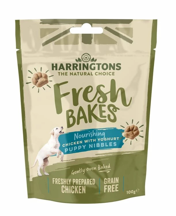 9 X 100g Harringtons Fresh Bakes Chicken & Yoghurt Grain Tree Puppy Treats 3 9 X 100g Harringtons Fresh Bakes Chicken & Yoghurt Grain Tree Puppy Treats