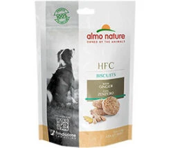 12 X 9 Almo Nature HFC Dog Biscuits With Ginger 6g