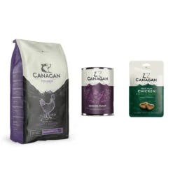 Canagan Chicken Light/Senior Wet And Dry Dog Food Bundle