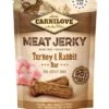 Carnilove Jerky Turkey & Rabbit Bar -Pawfect Sales Store cl mj turkey rabbit 3d