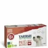 24 X Yarrah Organic Dog Grain Free Pate Beef 150g -Pawfect Sales Store dog multipack beef2 1