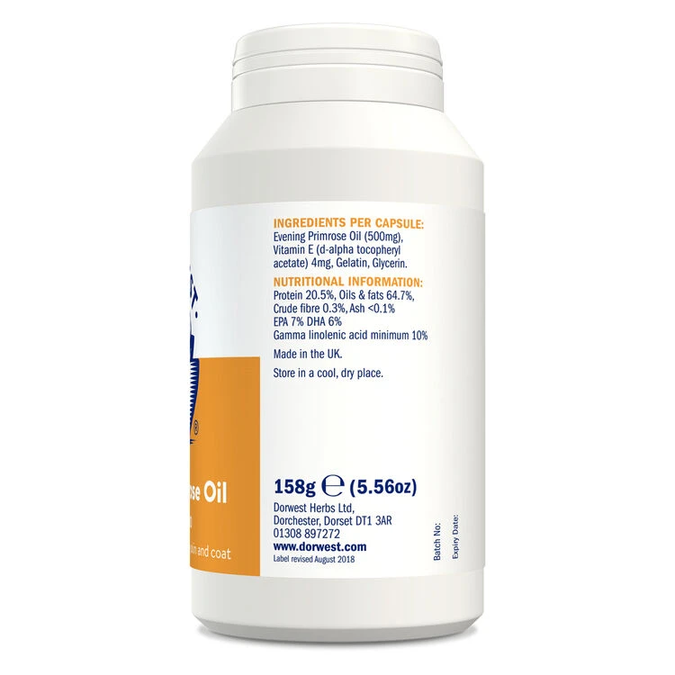 Dorwest Evening Primrose Oil Capsules 8 Dorwest Evening Primrose Oil Capsules - Image 6