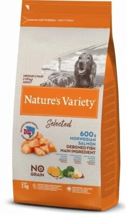 Nature's Variety Selected Dry Medium Adult Dog Food Norwegian Salmon 2kg