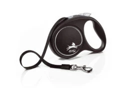 Flexi Black Design Dog Lead Tape 5m
