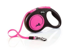 Flexi New Neon Dog Lead Tape 5m Neon Pink