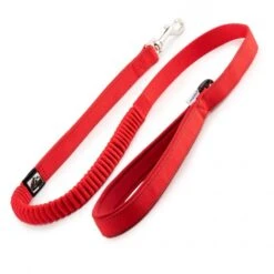 Ancol Extreme Nylon Shock Absorb Dog Lead Red 120cm X 25mm