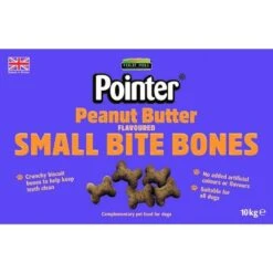Pointer Petite Peanut Butter Flavoured Bones Dog Treats 10kg