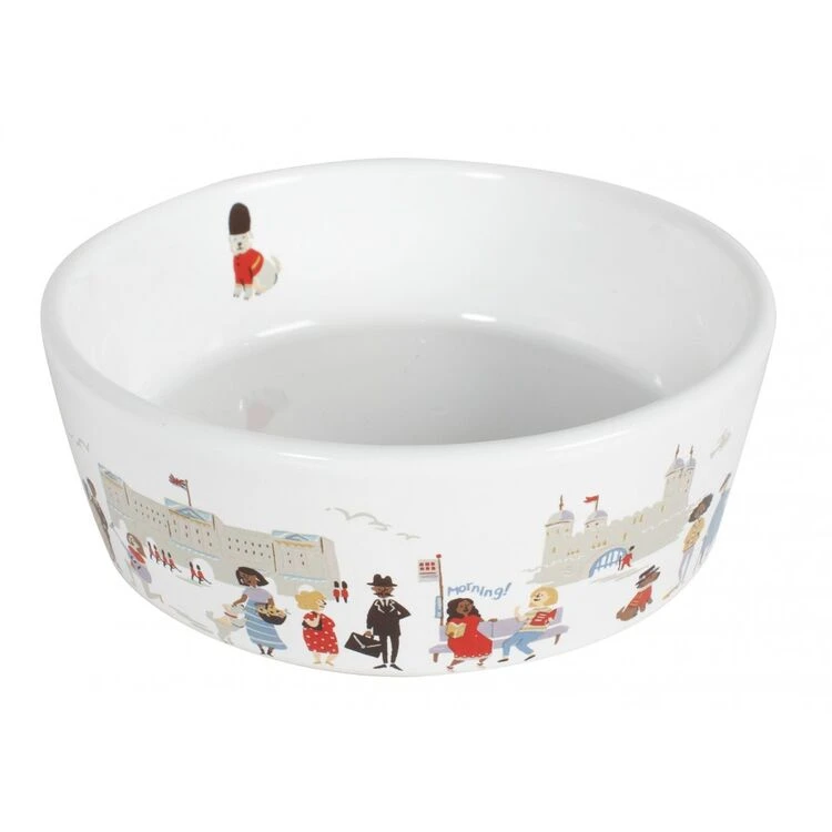 Cath Kidston London People Ceramic Pet Bowl 3 Cath Kidston London People Ceramic Pet Bowl