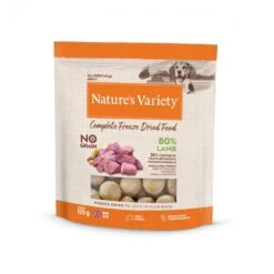 6 X 120g Nature's Variety Complete Freeze Dried Dog Food Lamb