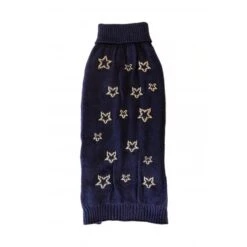Pet Brands Starry Nights Gold Star Print Jumper Medium/Large