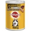 12 X Pedigree Protein Plus Dog Food Tin With Turkey & Chicken In Loaf 400g -Pawfect Sales Store fm 2022 06 16 03 03 26 91700 images