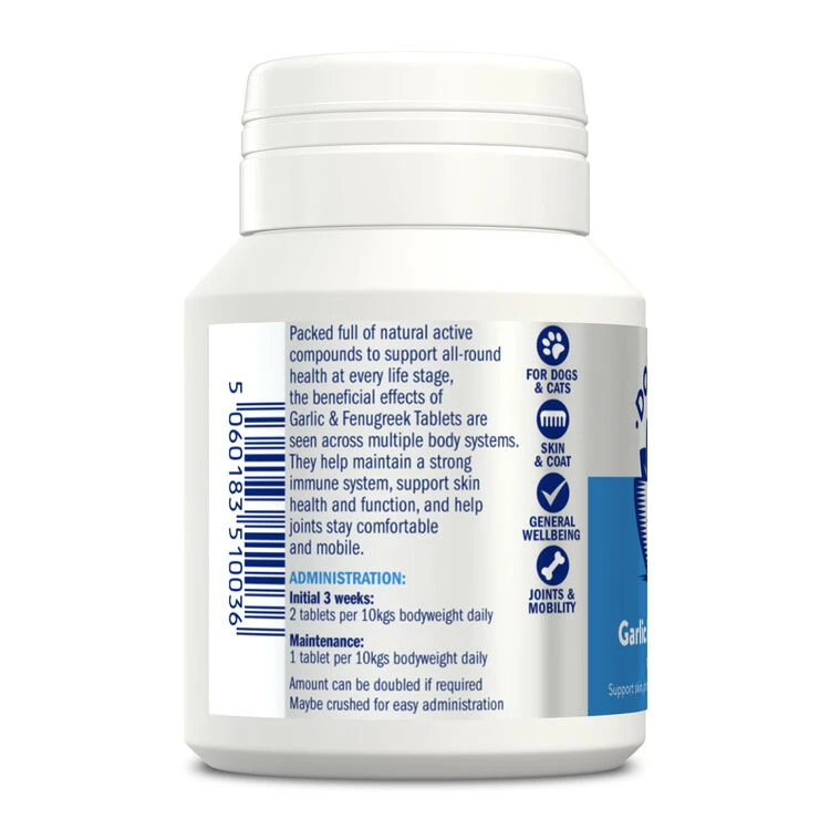 Dorwest Garlic & Fenugreek Tablets 6 Dorwest Garlic & Fenugreek Tablets - Image 4